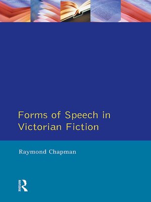 cover image of Forms of Speech in Victorian Fiction